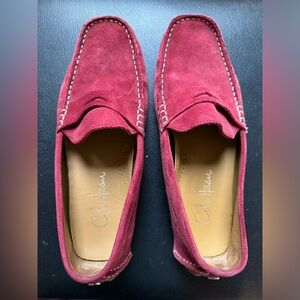 Cole Haan red suede moccasin driving shoes size 7